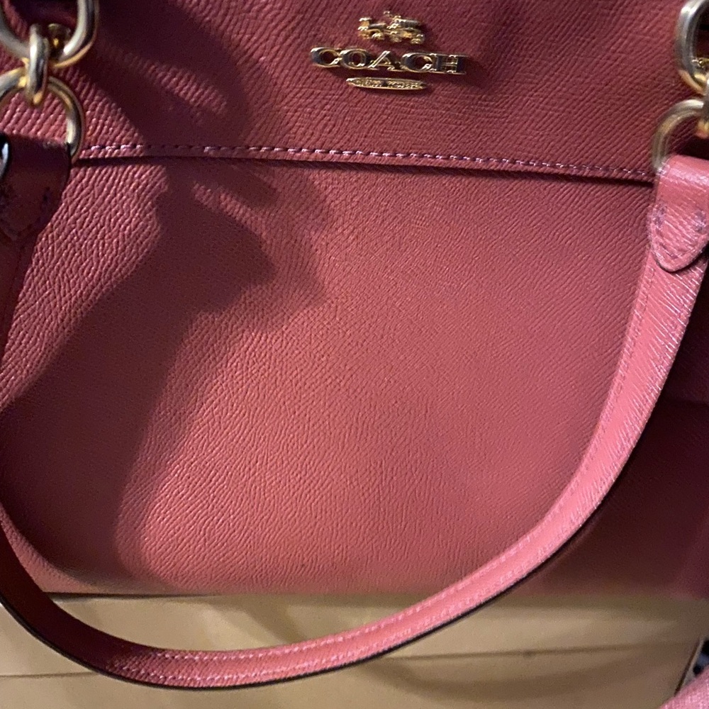 COACH BAG double side with middle section